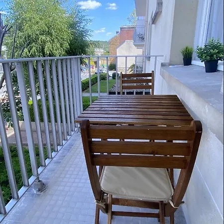 New Studio-15 Min Paris-balcon-parking Apartment