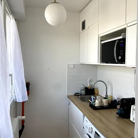 New Studio-15 Min Paris-balcon-parking Apartment